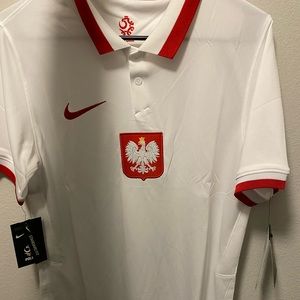 size S poland soccer jersey! NWT!